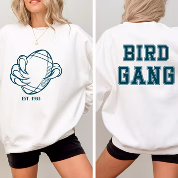 Vintage Philadelphia Football Sweatshirt,Philadelphia Eagles Sweatshirt,Sundays are for the Birds Style Hoodie, Bird Gang Shirt,Eagles Shirt