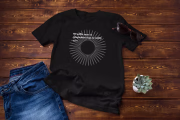 Stoic Tee | Seneca "We suffer more often in imagination than in reality" Cotton T-Shirt
