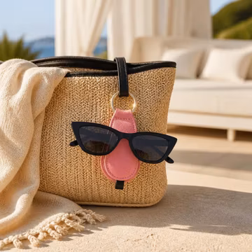 Magnetic Hat Glasses Clip Organizer for Beach Lover Summer essentials Personalized Name Engrave Luggage Towel Holder Name Travel gift