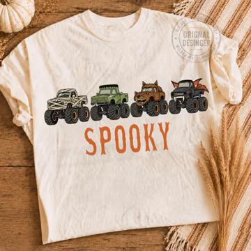 Toddler Monster Halloween Fall Truck Ballfield field Mama fall trending fall png popular now toddler fall kids boy halloween design for pod