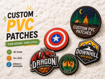 Custom PVC Patch, Personalized 3D Rubber Badge, 3" Tactical Logo Emblem, Custom Morale Patches for Hats Backpack Jackets, Bulk Orders
