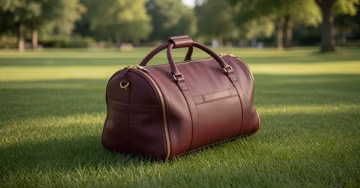 Personalized Full Grain Leather Carry-on Duffel Bag for Men Weekend Travel Luggage Unique Christmas Gift