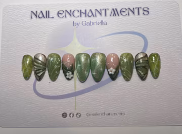 Tinker Fairy Inspired Press On Nails (MEASUREMENTS REQUIRED)