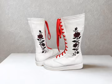 Handmade Long Wrestling Boots Men Women | Leather Wrestler Shoes | Custom Lace Up Wrestling Boot
