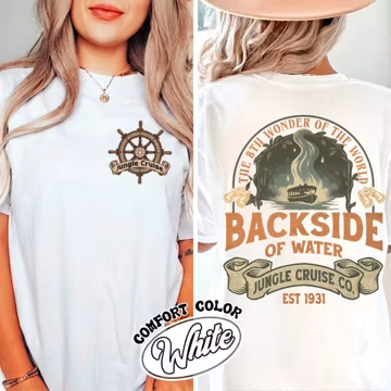 Jungle Cruise Backside of water Comfort Colors Shirt, Disney Safari mode Magic Kingdom 2026 Trip, Disney World 8th Wonder of the world Shirt
