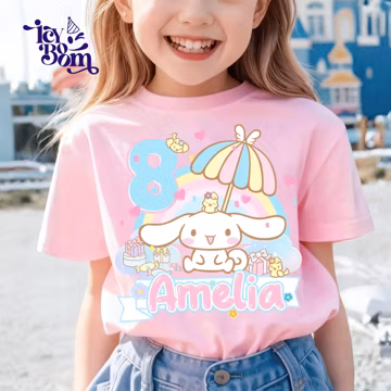 Inspired Cina-mroll Birthday T-shirt: Anime Lover Tee, Family Matching, Gift for Girls