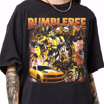 Vintage Bumblebee Shirt, Transformers Graphic Tee, Autobot Transformers Rise Of The Beasts T-Shirt