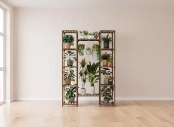 Plant Stand Indoor Outdoor Wooden Tiered Shelf