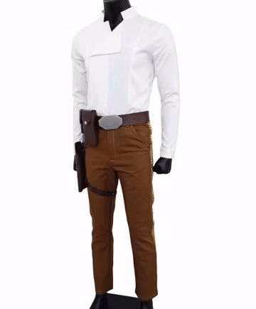 Handmade Space Smuggler Cosplay Costume | Shirt, Pants & Leather Belt