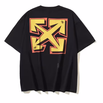 Industrial Streetwear T-Shirt | Yellow Diagonal Stripe Tee | Designer Urban Fashion | Luxury Fashion