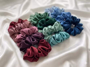 Mulberry Silk Scrunchie - Handmade Hair Tie, Bridesmaid Gift, Gift For Her