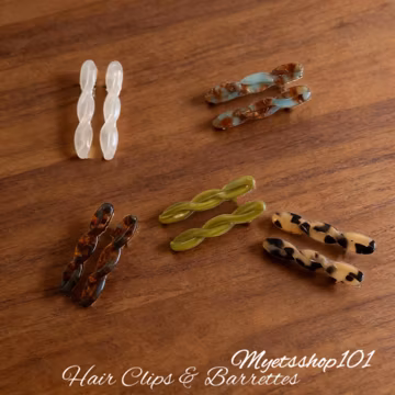 Braided Acetate Hair Clip | Cute Bangs Side Hair Clip Barrettes | French Non-Slip Hair Pin | Elegant Hair Barrettes | Women Hair Accessories