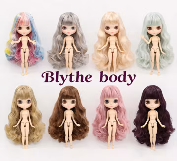 12 Inch Blythe Style Doll, 19-Joint Poseable, Removable Hair, 1/6 Scale Body,Birthday Gift,Gifts for Daughter,