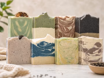 Handmade Goat Milk + Shea Butter Soap Bars (Full & Half Size Bars)