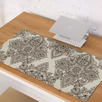Art Nouveau Desk Mat | Large Mouse Pad | Gaming Deskmat | Keyboard Mousepad | Desk Accessories
