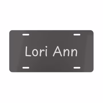 Custom Name Vanity Plate | Personalized License Plate, Metal Front Plate