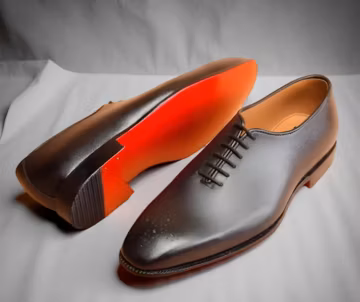 Handmade Men's Black oxfords formal Shoes For Men