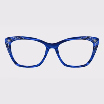 The Sapphire Satin Grace Magnetic Glasses Toppers – Compatible with Pair Eyewear Frames