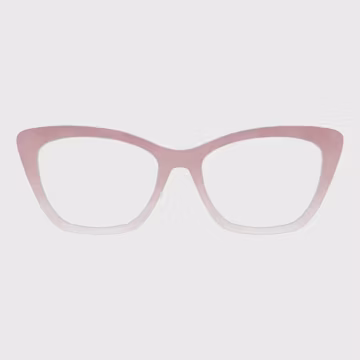 The Foggy Pink Gradient Magnetic Glasses Toppers – Compatible with Pair Eyewear Frames