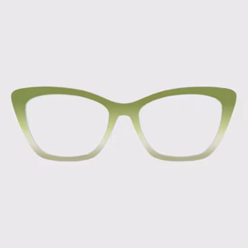The Avocado Gradient Magnetic Glasses Toppers – Compatible with Pair Eyewear Frames