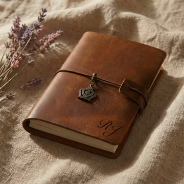 Personalized Refillable Leather Journal A5, Monogram Notebook Cover, A6 Travel Journal, Traveler’s Notebook for Him Her, Teacher Gift