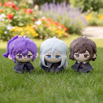 Project Sekai Kanade Mafuyu Ena 10cm Plush - 25-ji,Nightcord de Chibi Doll