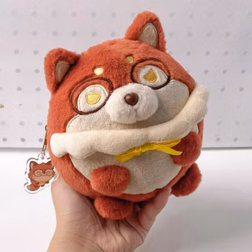 Pre-order Love and Deepspace Wolfie Valko Plushie Pouch 17cm/6.7in, Anime Game Doll coin purse coin pouch change purse