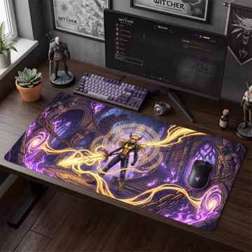 Magik Mouse Pad X-Men Desk Mat - Superhero Gaming Mat, Marvel XL Large Comics Desk Setup Gamer Gift Soulsword Gaming Mousepad, Custom Design