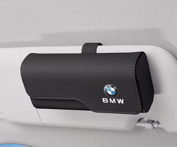 BMW Magnetic Car Sun Visor Sunglasses Storage Box Holder