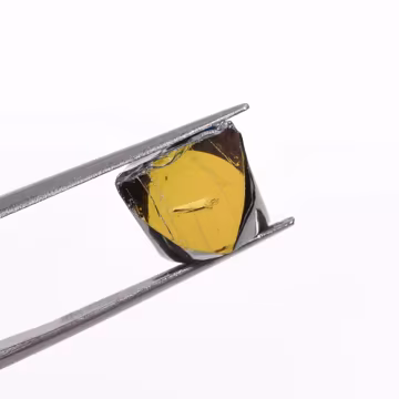 12.5 Carts Moissanite Rough Yellow – Raw Crystal Loose Gemstone for Ring Making 13X10X9 mm HH-462
