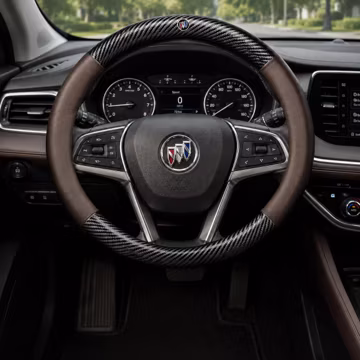 Buick Steering Wheel Cover, Premium Car Steering Wheel Protector, Anti-Slip Interior Accessory for Buick Encore Envision Regal LaCrosse