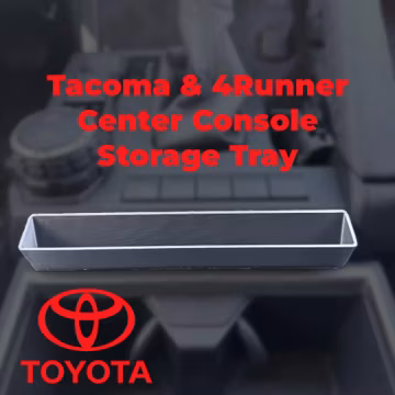 Toyota Center Console Storage Tray - Fits 2024+ Tacoma & 2025+ 4Runner
