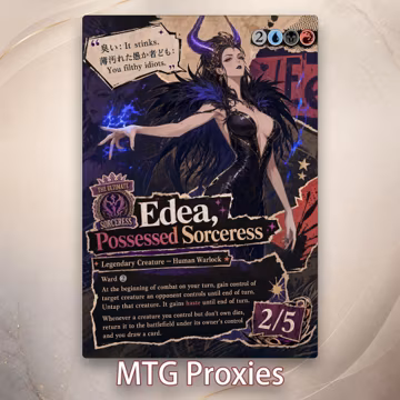 Edea Custom Waifu Art MTG Custom Proxies Cards