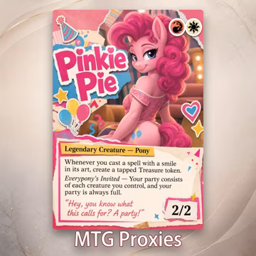 POINES Custom Waifu Alt Art MTG Custom Proxies Cards
