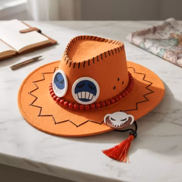 Anime Cowboy Cap, Cosplay Unisex Costume Hat - Gift