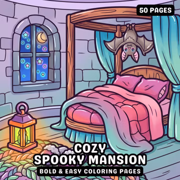 Spooky coloring book cute halloween coloring fall autumn coloring cozy hygge coloring home cute ghost coloring pages for adult kid printable
