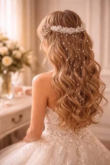 Pearl Bridal Hair Vine, Wedding Hair Comb with Pearls, Bridal Headpiece, Crystal Hair Accessory, Bridal Hair Jewelry, Wedding Headpiece