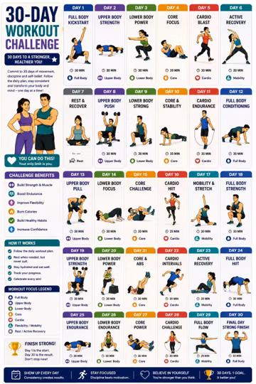 Cable Exercise Cards | 12 Cable Machine Exercises | Printable Gym Workout Guide | Strength Training Exercise Chart | Digital Download