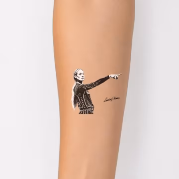 Sophie Cunningham Temporary Tattoos, Viral Pointing Tattoos, Basketball Lover Tattoo, Trendy Sports Temporary Tattoo, Custom Fake Tattoo