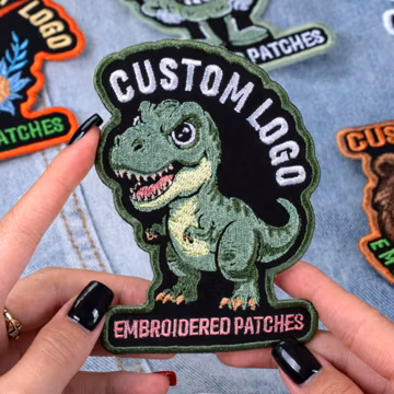 Custom Embroidered Logo Patch | Personalized Team Logo Company Patches | Sew/Iron On/Hook & Loop