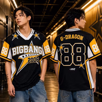 G-Dragon Football Jersey, BigBang 88 Shirt, Kpop Concert Outfit, BigBang VIP Merch, Oversized Sports Jersey, G-Dragon Stan Gift