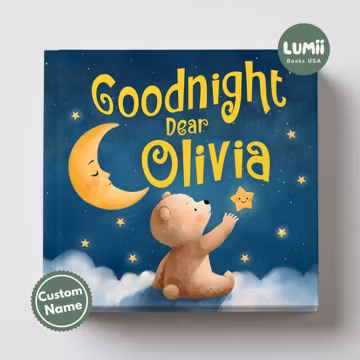 Personalized Bedtime Story Book, Custom Name Keepsake, Gift For Newborns, Gift for Baby, Baby Shower Present