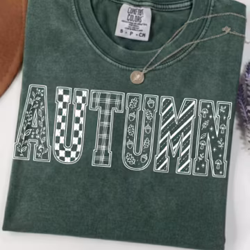White Outline Autumn Floral Gingham Doodle Pumpkin PNG,Sweater Weather Shirt Design Autumn State of Mind Fall Mama Fannel Sweatshirt png DTF