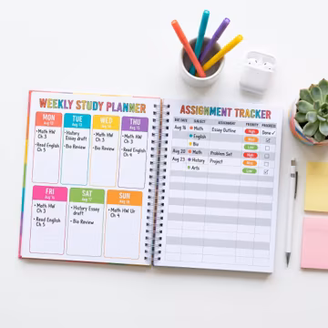 Academic Student Planner 2026 2027 Printable | Assignment Tracker Grade Tracker Exam Countdown | High School University | Instant Download