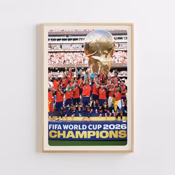Spain Poster, World Cup 2026 Poster (Digital Download)