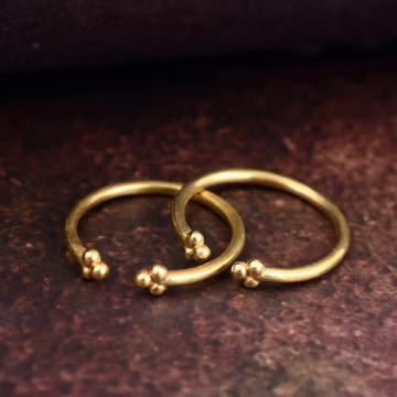 Gold Toe Ring Set, Adjustable Gold Toe Rings, Minimalist Stackable Toe Rings, Beach Jewelry, Gift for Her