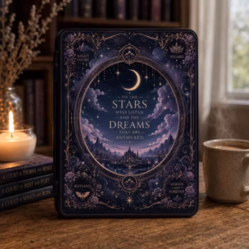 ACOTAR Night Court Kindle Paperwhite Case, To The Stars Who Listen, Velaris Fantasy Book Lover Gift, Sarah J Maas Inspired Cover
