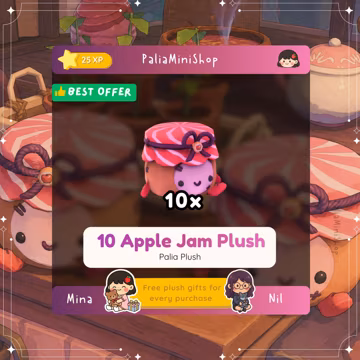 Palia Plushies - 10x Apple Jam Plush - (NEW PLUSH) - Highlands