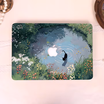 Pond Cat 2026 New Hard Matte Laptop Case For MacBook Neo A18,Pro 13/14/15/16,Air 15/13,Ret 13/15,MacBook M4/M5,Personalized Design