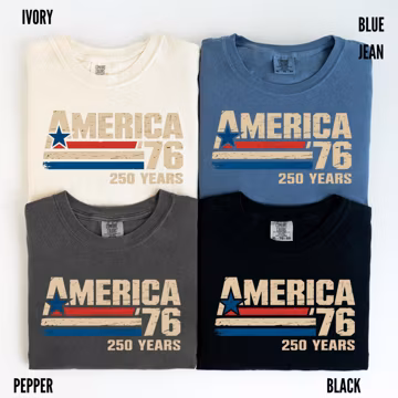 America 1776 Shirt 250 Years Independence Day Tee Patriotic Vintage USA Shirt 4th of July Tee Retro American Flag Tee American Family Shirt